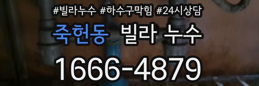 죽헌동 빌라 누수