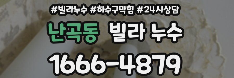 난곡동 빌라 누수