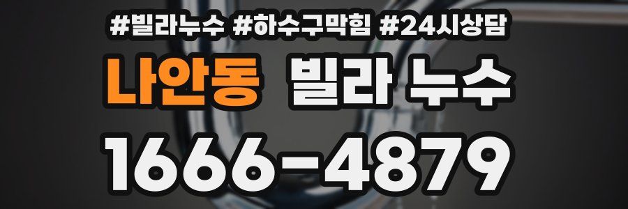 나안동 빌라 누수