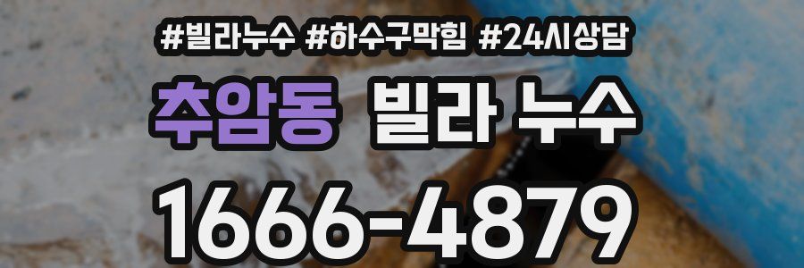 추암동 빌라 누수