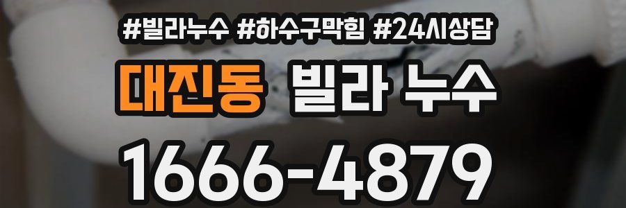 대진동 빌라 누수