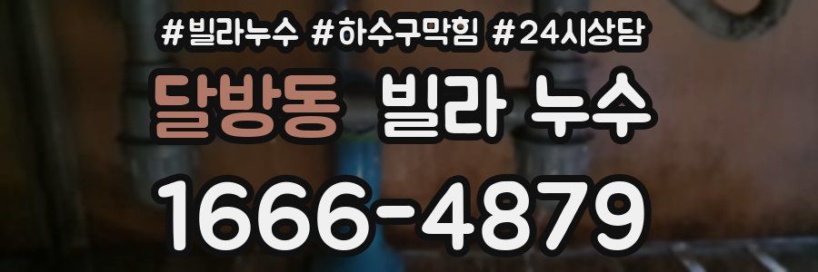 달방동 빌라 누수