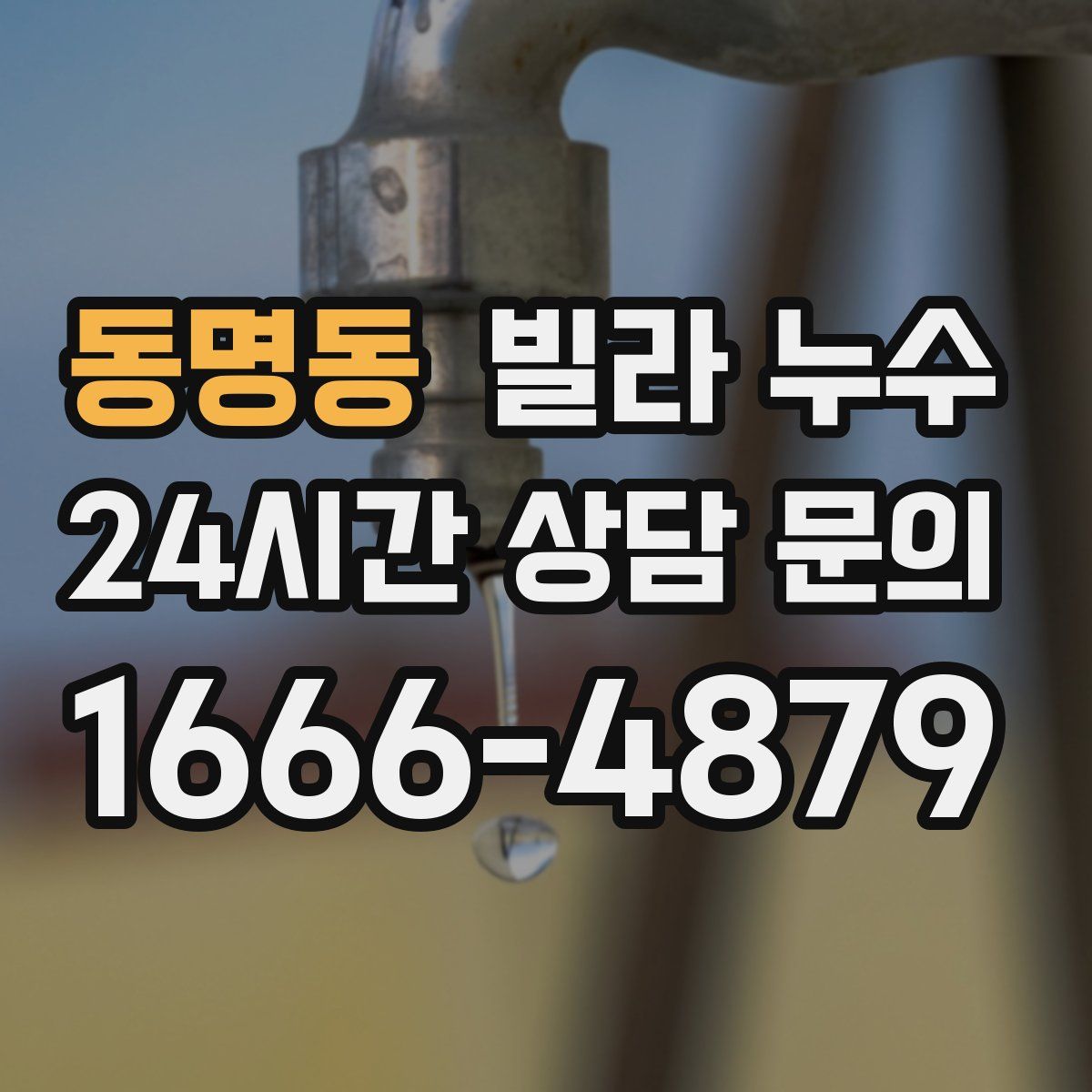 동명동 빌라 누수