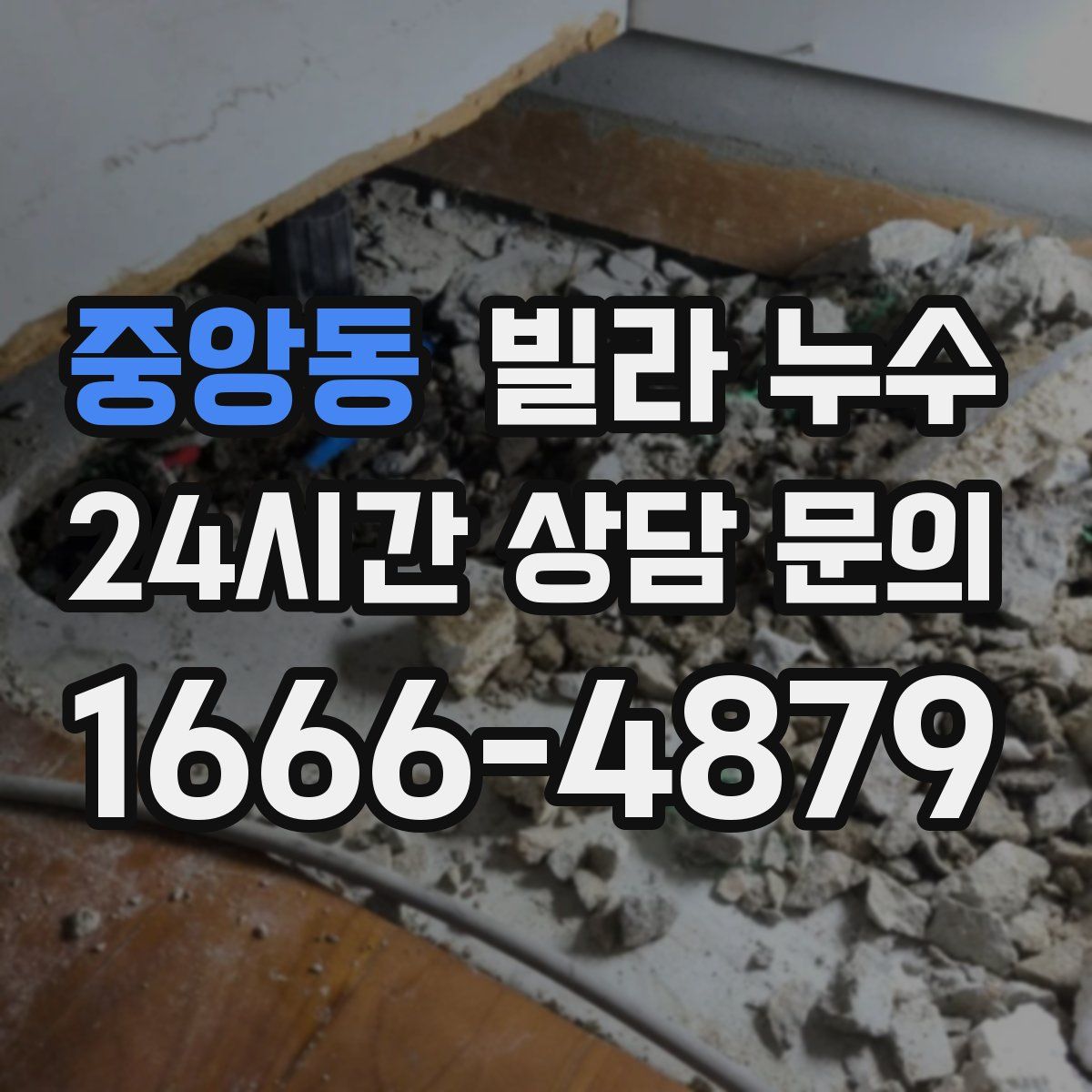 중앙동 빌라 누수