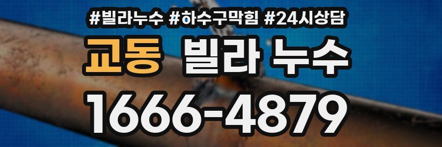 교동 빌라 누수