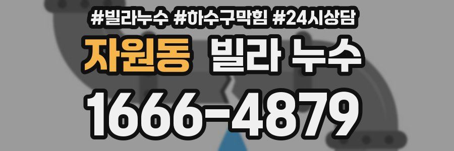 자원동 빌라 누수