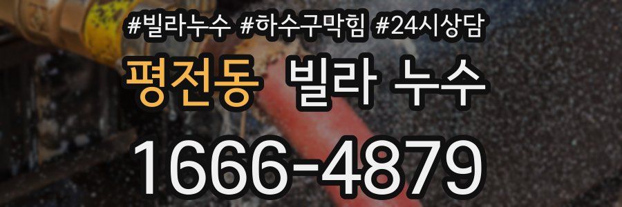 평전동 빌라 누수