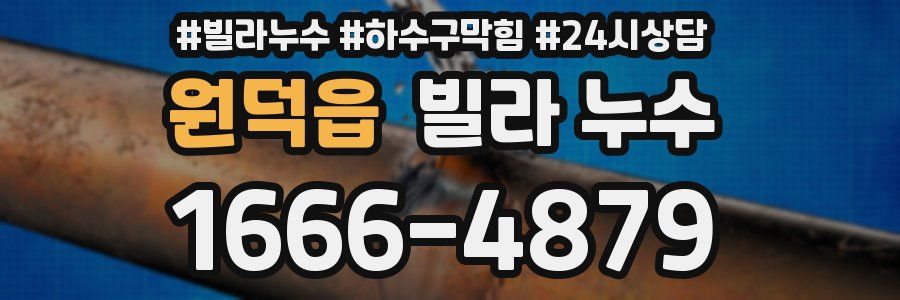 원덕읍 빌라 누수