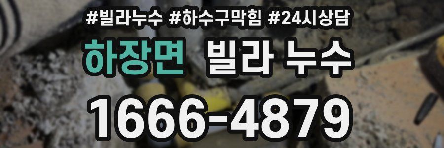 하장면 빌라 누수