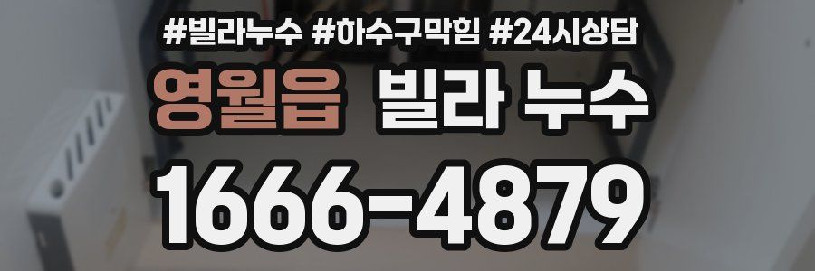 영월읍 빌라 누수