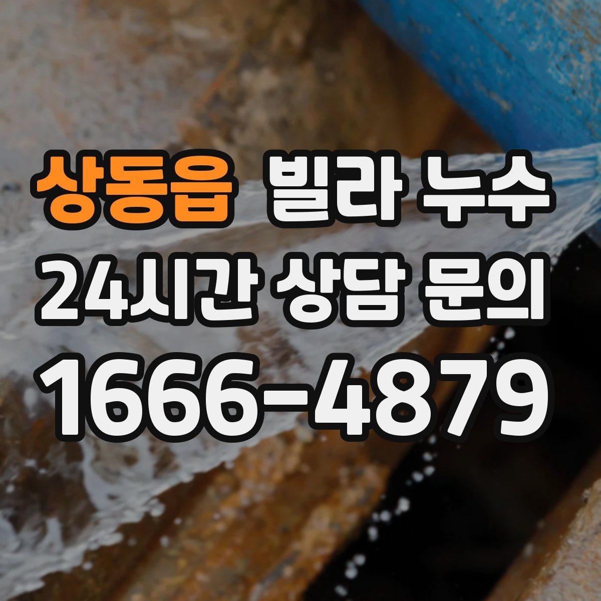 상동읍 빌라 누수 비 오는 날 벽이 젖는다면 외부 유입 의심