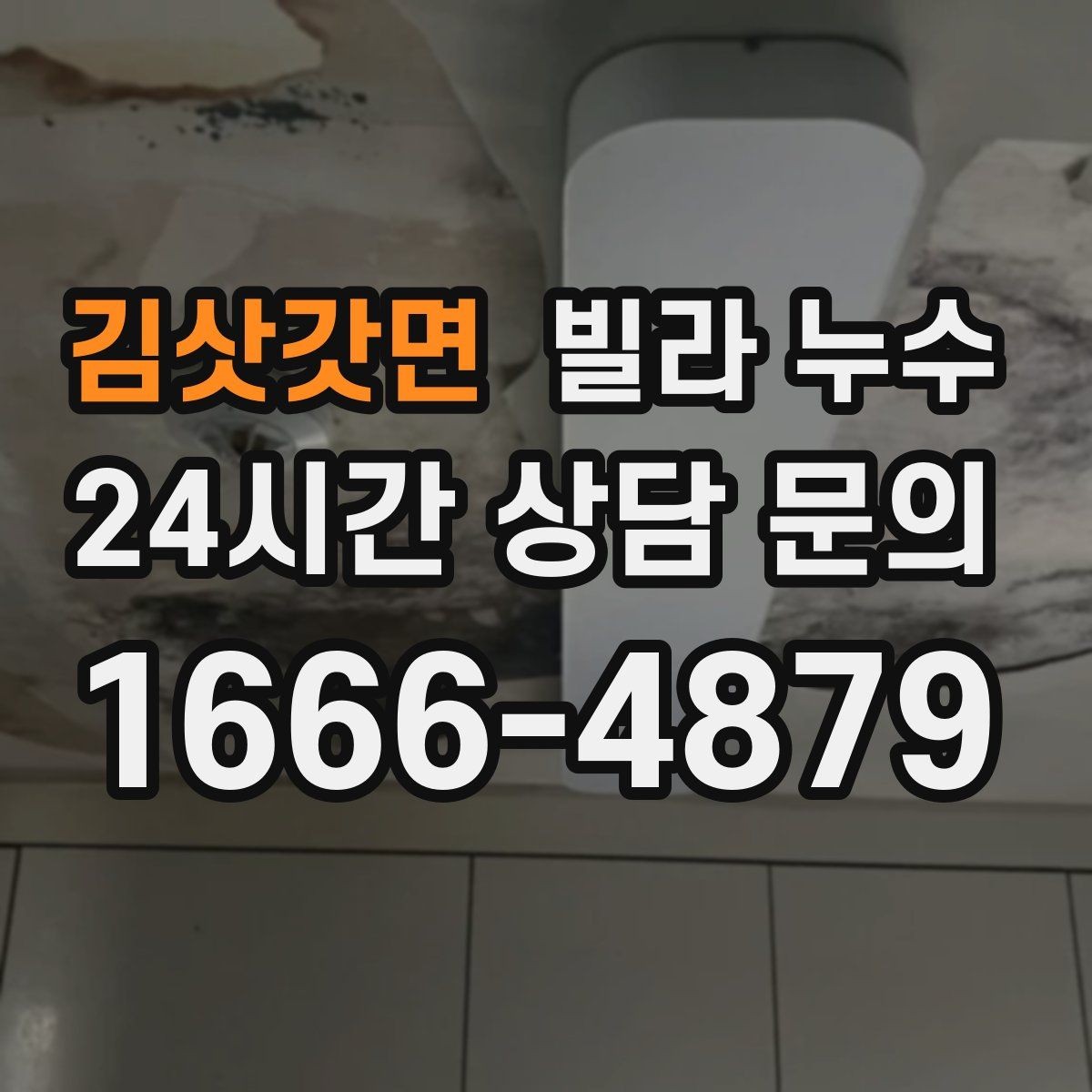 김삿갓면 빌라 누수 물소리만 들리고 원인은 안 보일 때