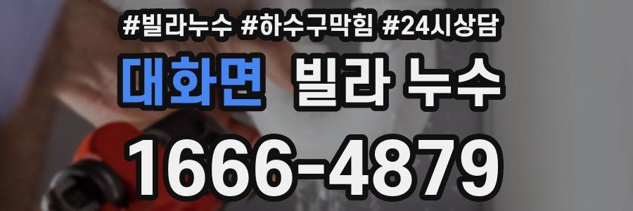 대화면 빌라 누수