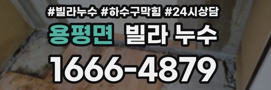 용평면 빌라 누수