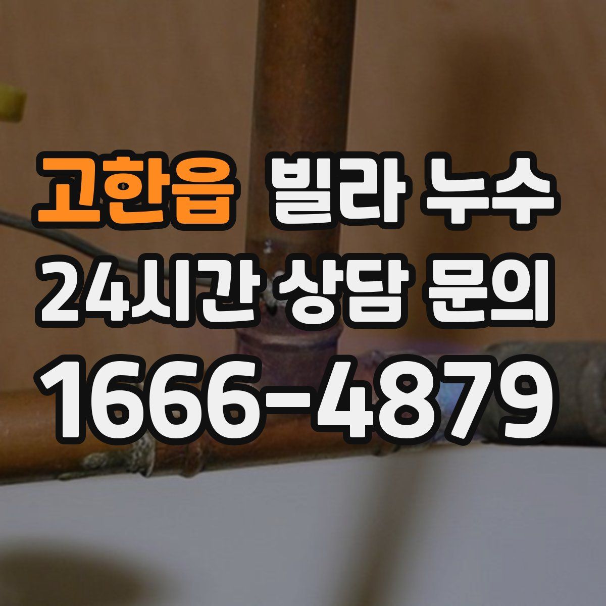 고한읍 빌라 누수