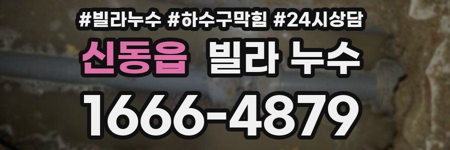 신동읍 빌라 누수