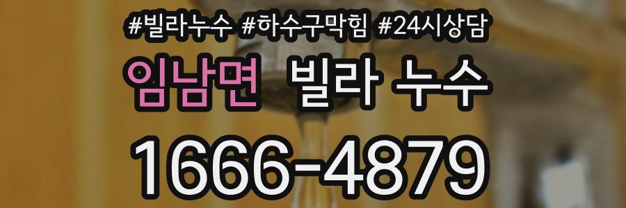 임남면 빌라 누수