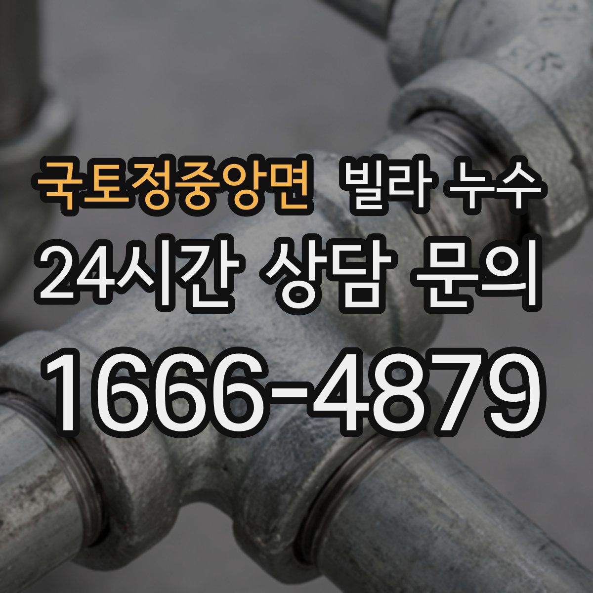 국토정중앙면 빌라 누수