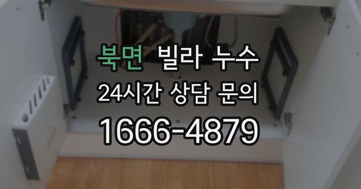 북면 빌라 누수