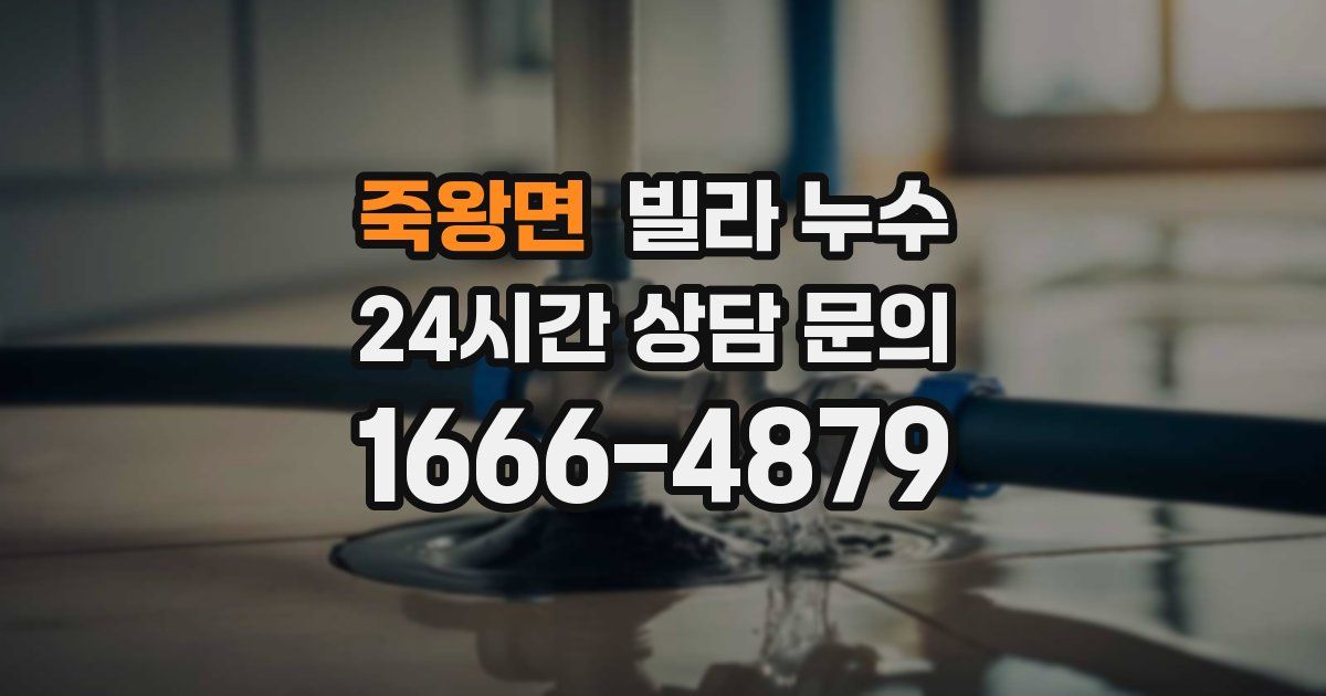 죽왕면 빌라 누수