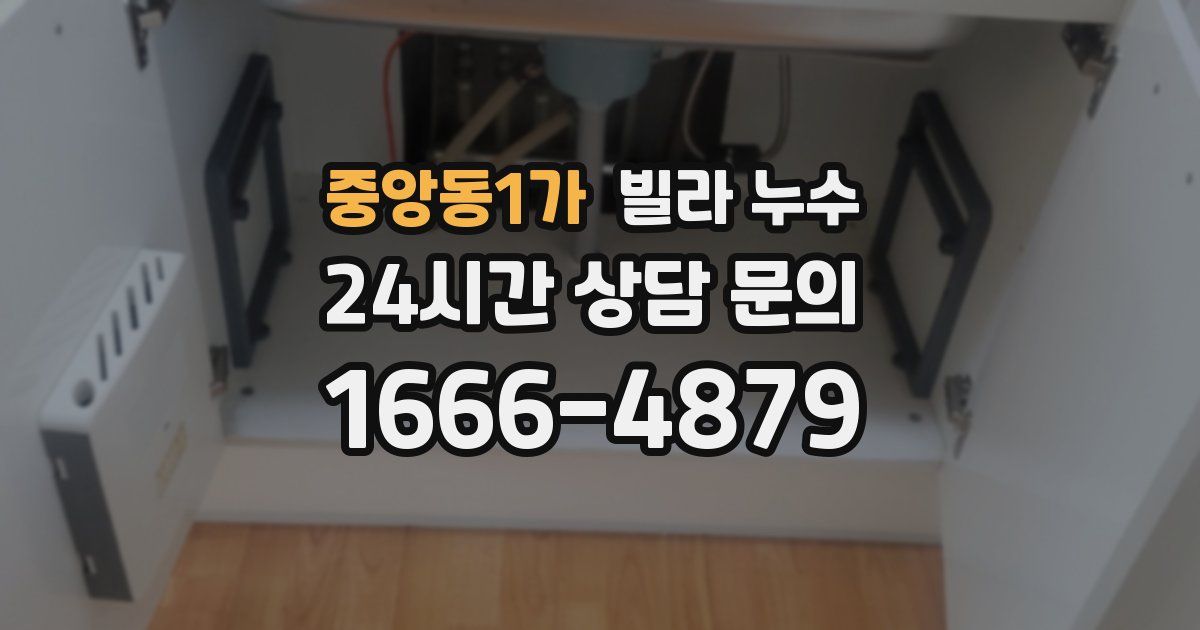 중앙동1가 빌라 누수