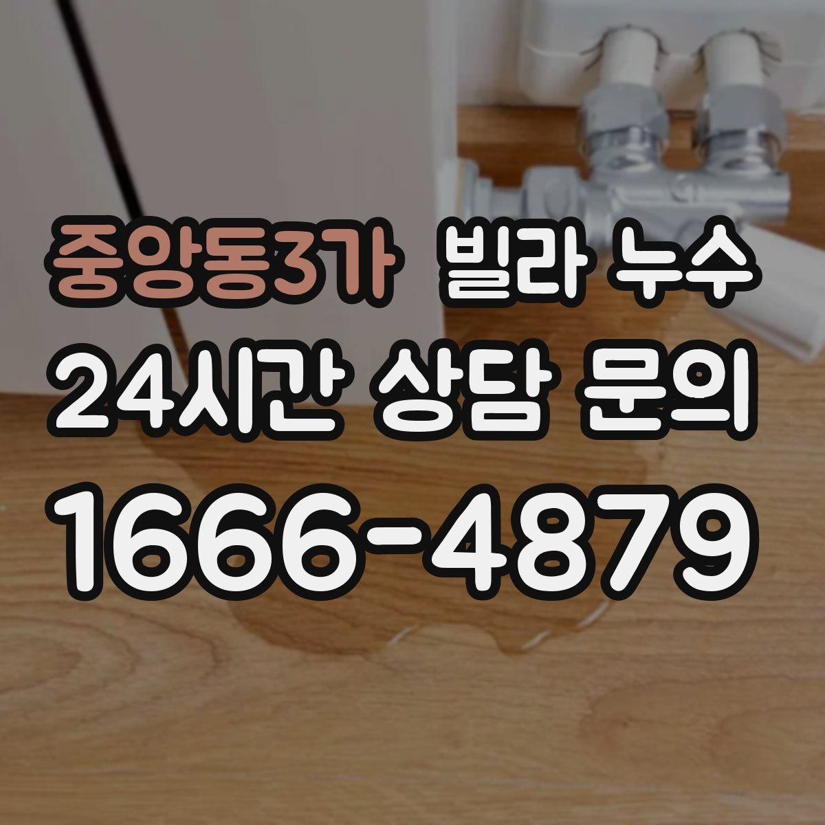 중앙동3가 빌라 누수 빠른 점검으로 생활 불편을 줄이세요