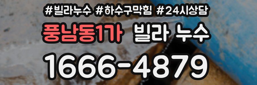 풍남동1가 빌라 누수