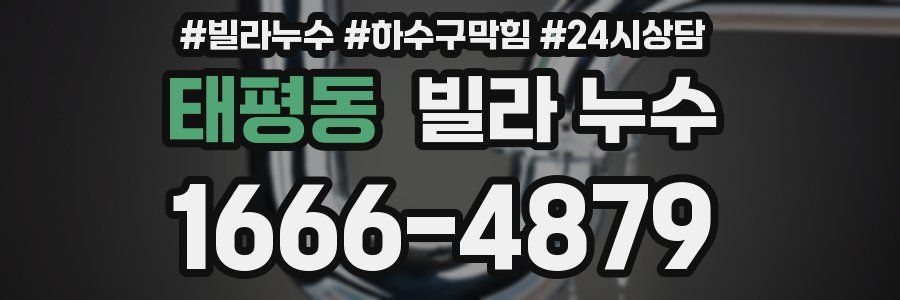 태평동 빌라 누수