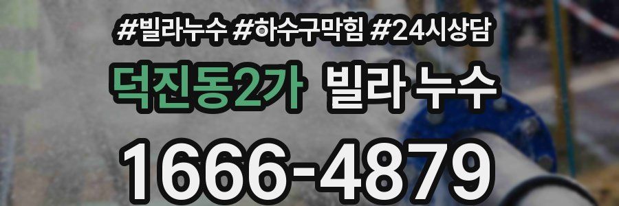 덕진동2가 빌라 누수