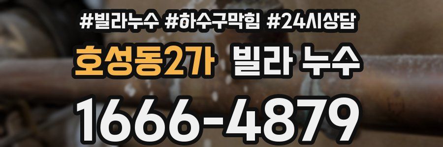 호성동2가 빌라 누수