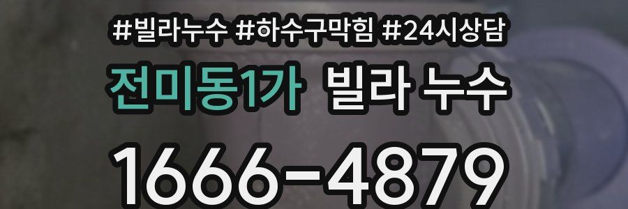 전미동1가 빌라 누수