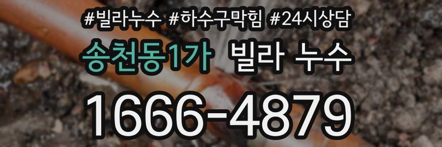 송천동1가 빌라 누수