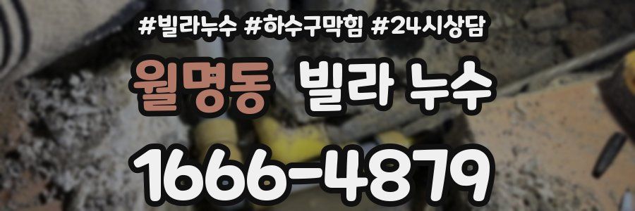 월명동 빌라 누수