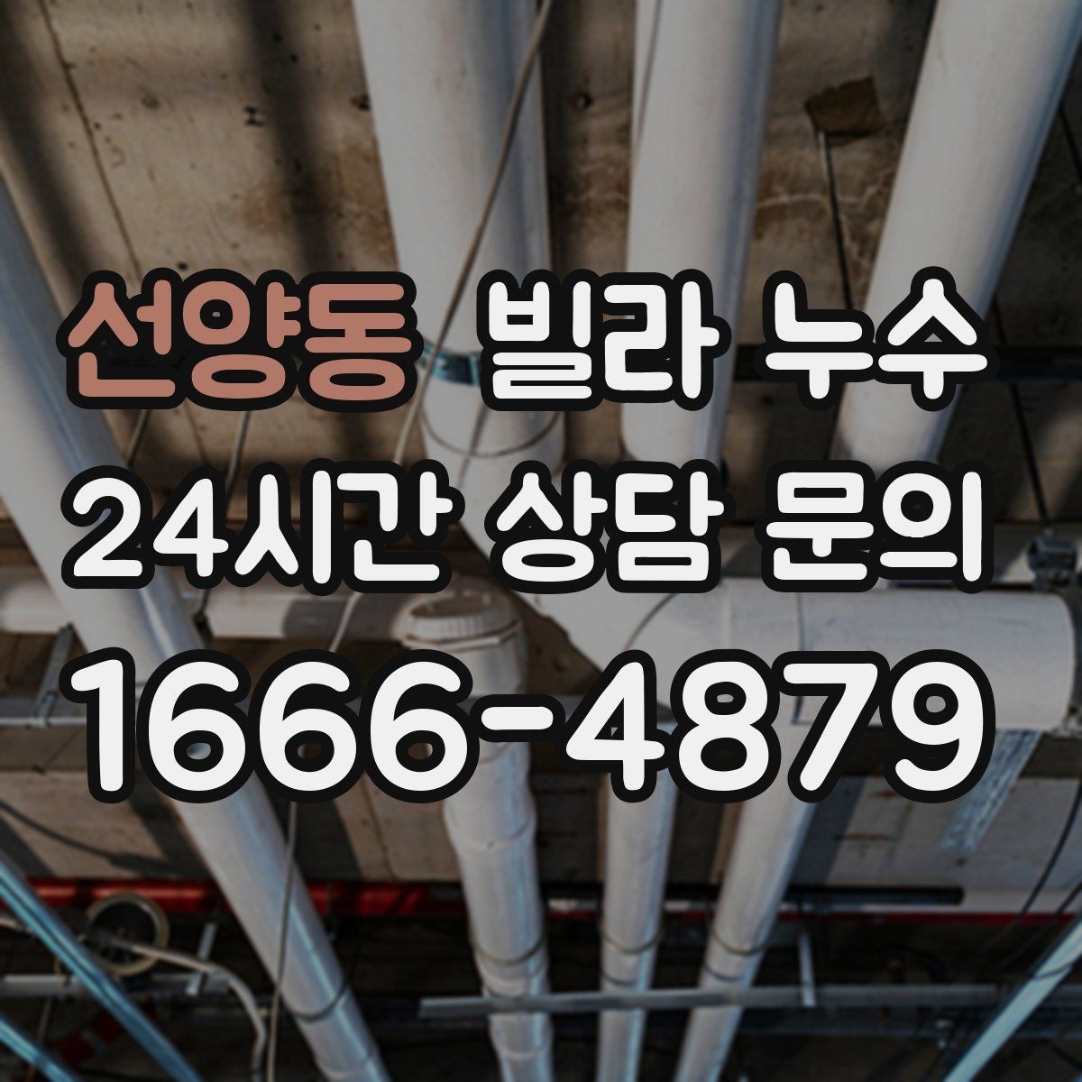 선양동 빌라 누수 외벽 타일 사이로 물이 스며드는 경우