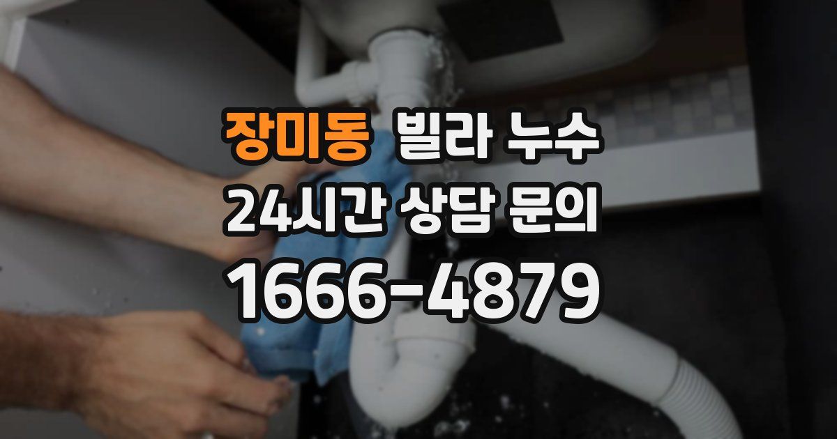 장미동 빌라 누수