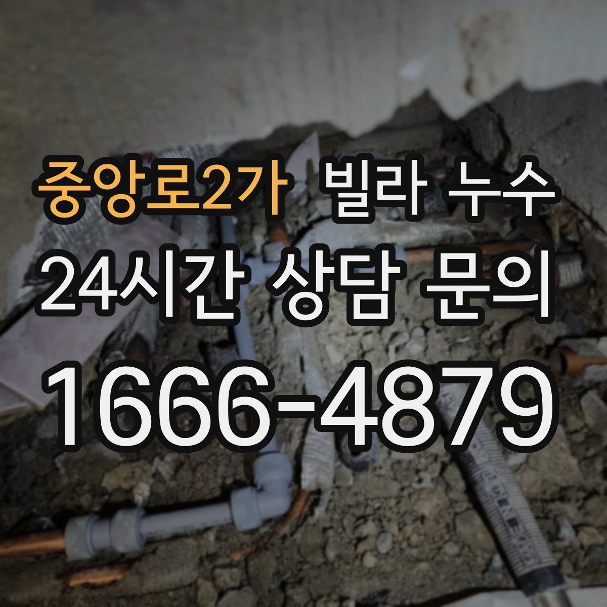 중앙로2가 빌라 누수 물이 떨어지는 곳과 누수 원인이 다른 이유