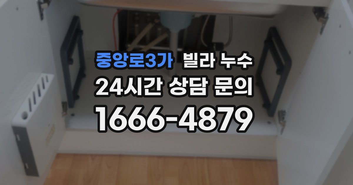 중앙로3가 빌라 누수