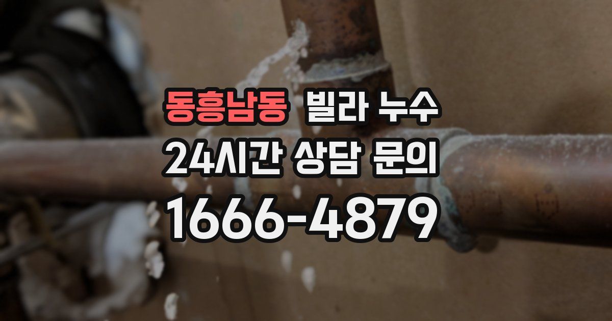 동흥남동 빌라 누수