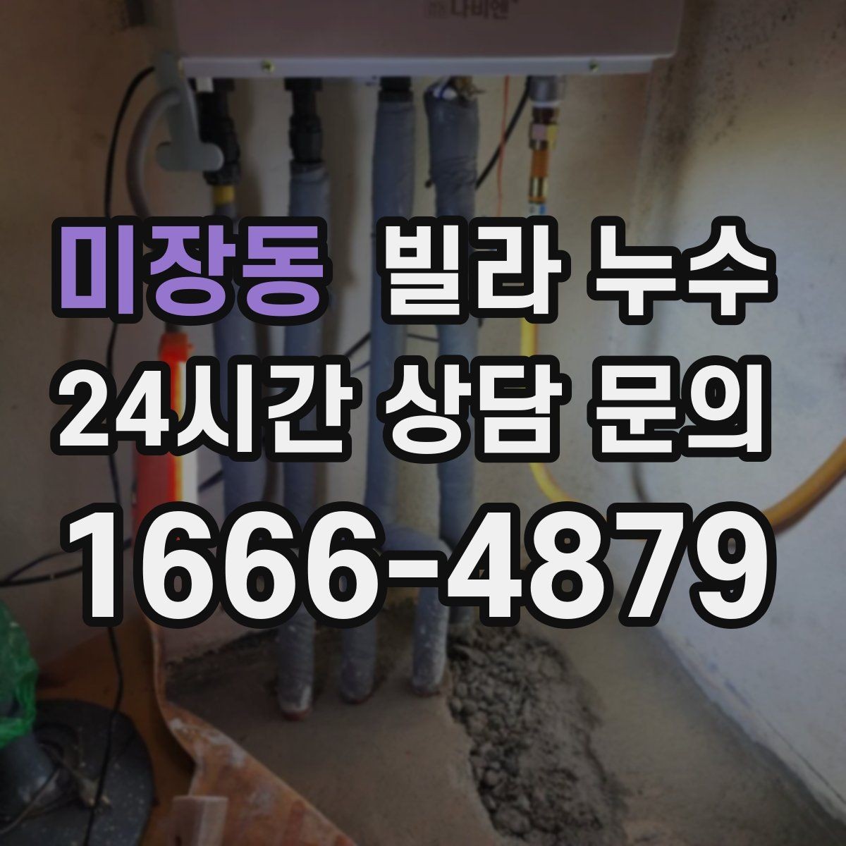 미장동 빌라 누수 전등 주변이 젖으면 전기 안전도 확인