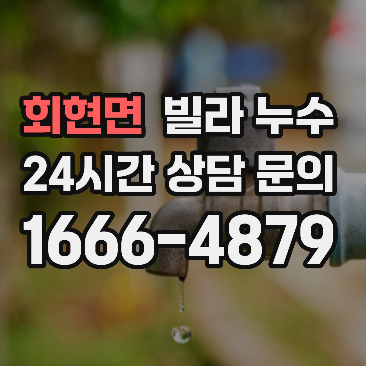 회현면 빌라 누수