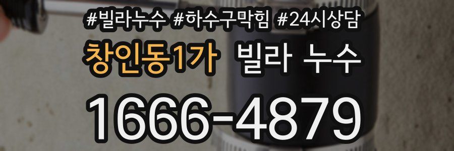 창인동1가 빌라 누수