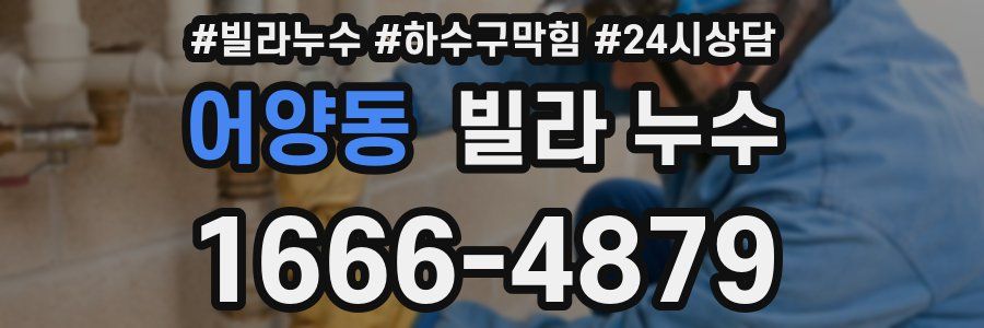 어양동 빌라 누수