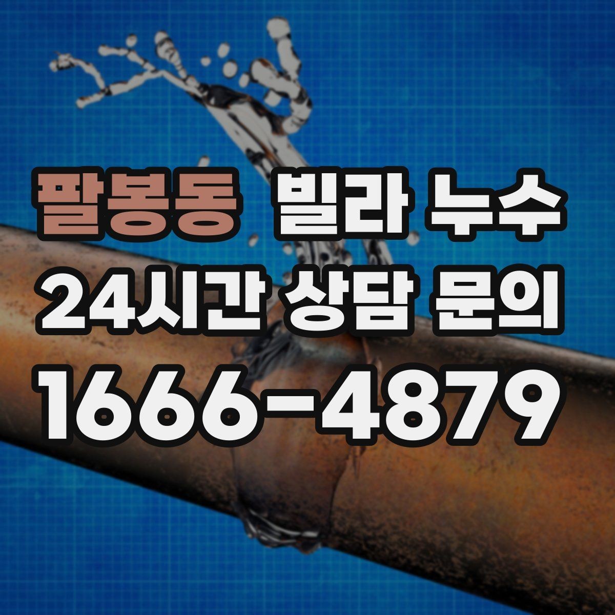 팔봉동 빌라 누수 싱크대 배수관 주변이 미세하게 새는 경우