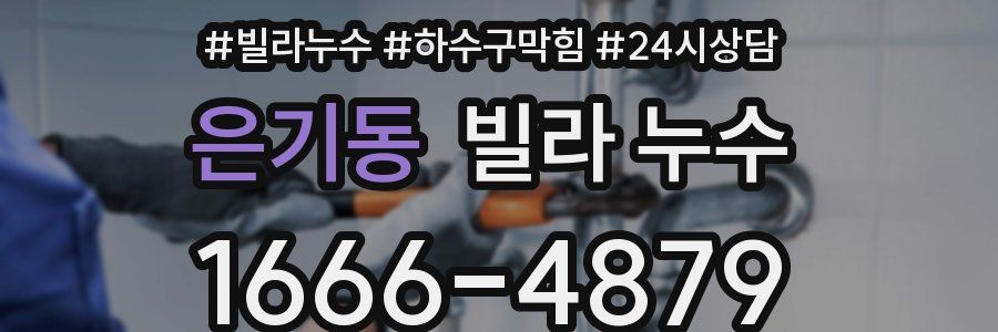 은기동 빌라 누수