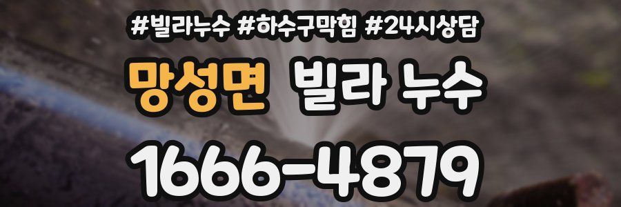 망성면 빌라 누수