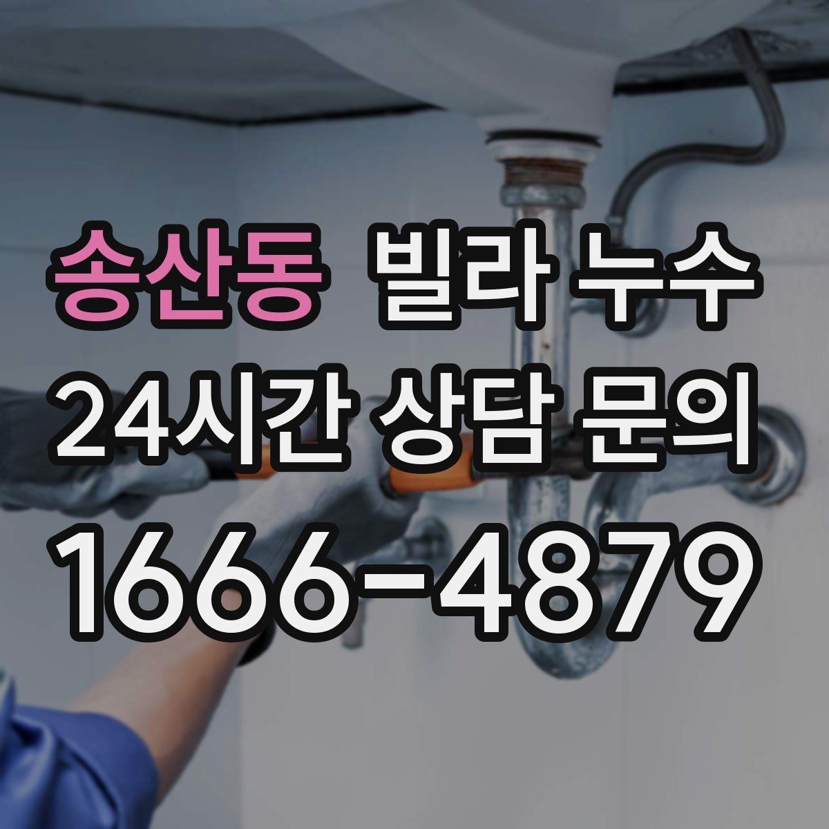 송산동 빌라 누수 가구 뒤 벽이 젖어 곰팡이가 생길 때