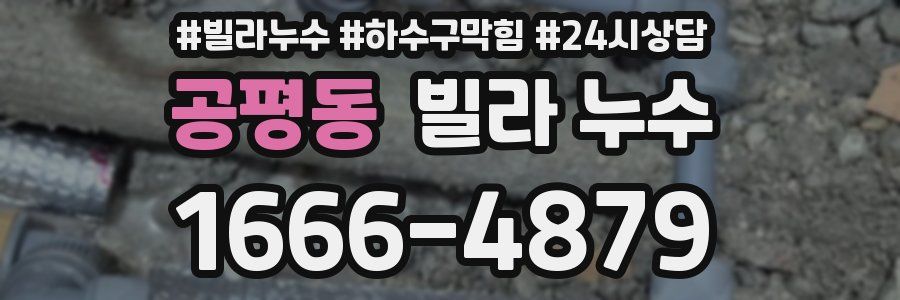 공평동 빌라 누수