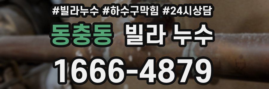 동충동 빌라 누수