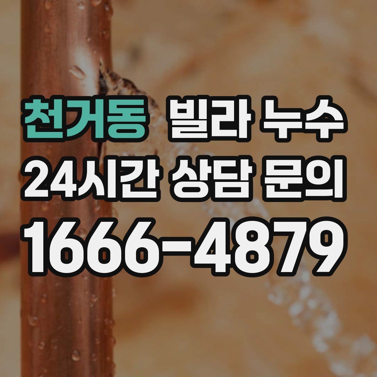 천거동 빌라 누수 물자국이 마르다 다시 젖으면 재발 의심