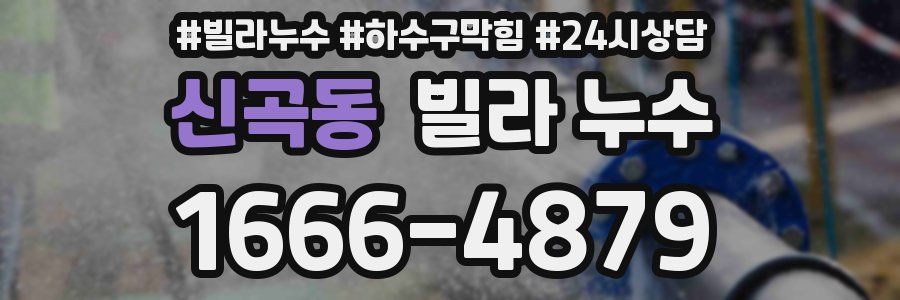 신곡동 빌라 누수